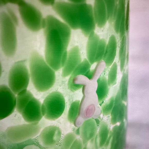 ❤️ ANTHROPOLOGIE CONFETTI ICON BUNNY GLASS NEW - Picture 4 of 7